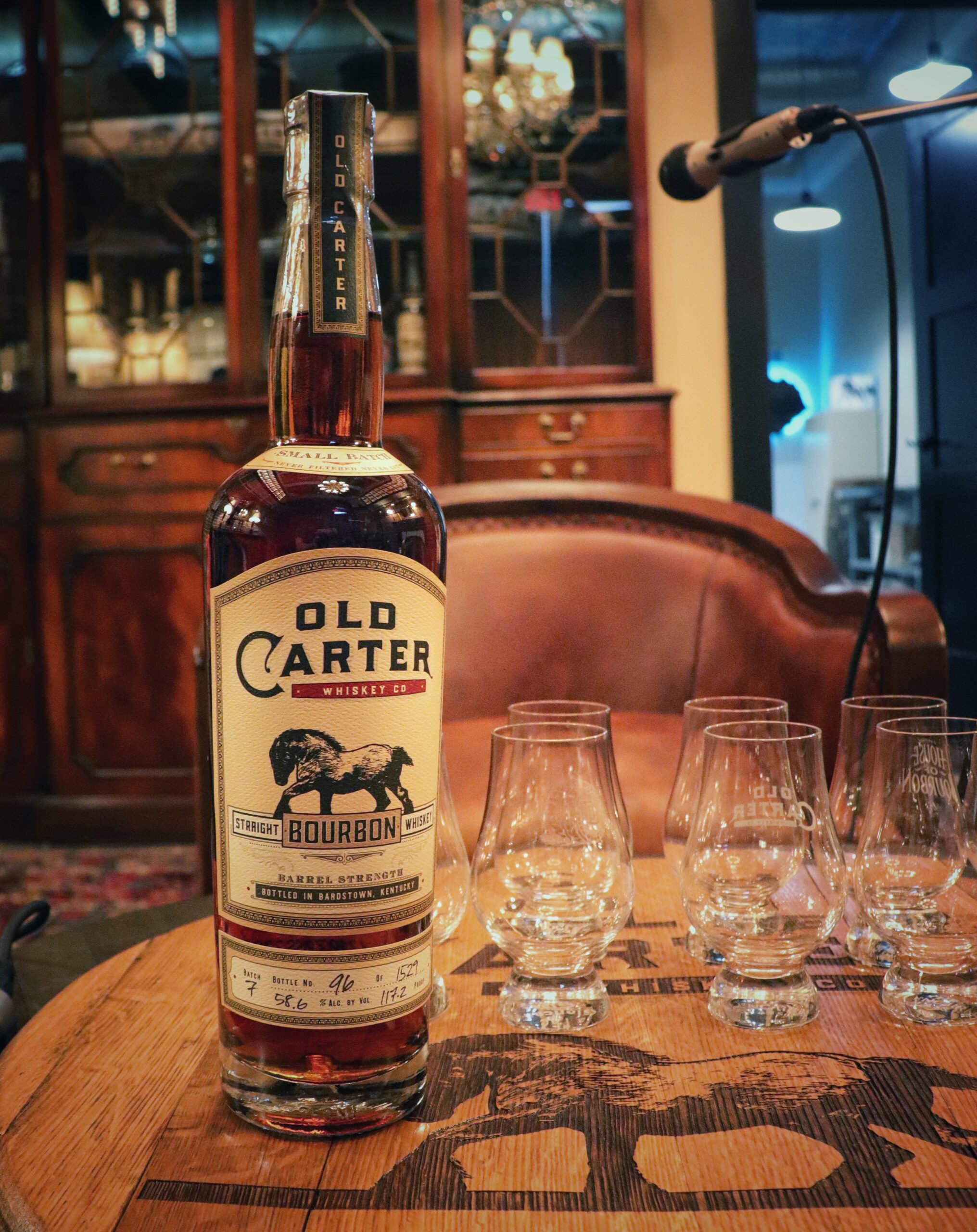 Old Carter 12 Year American Whiskey Batch 2, 1579 bottles produced, barrel strength 139.2 proof; Released in October 2019, Kentucky