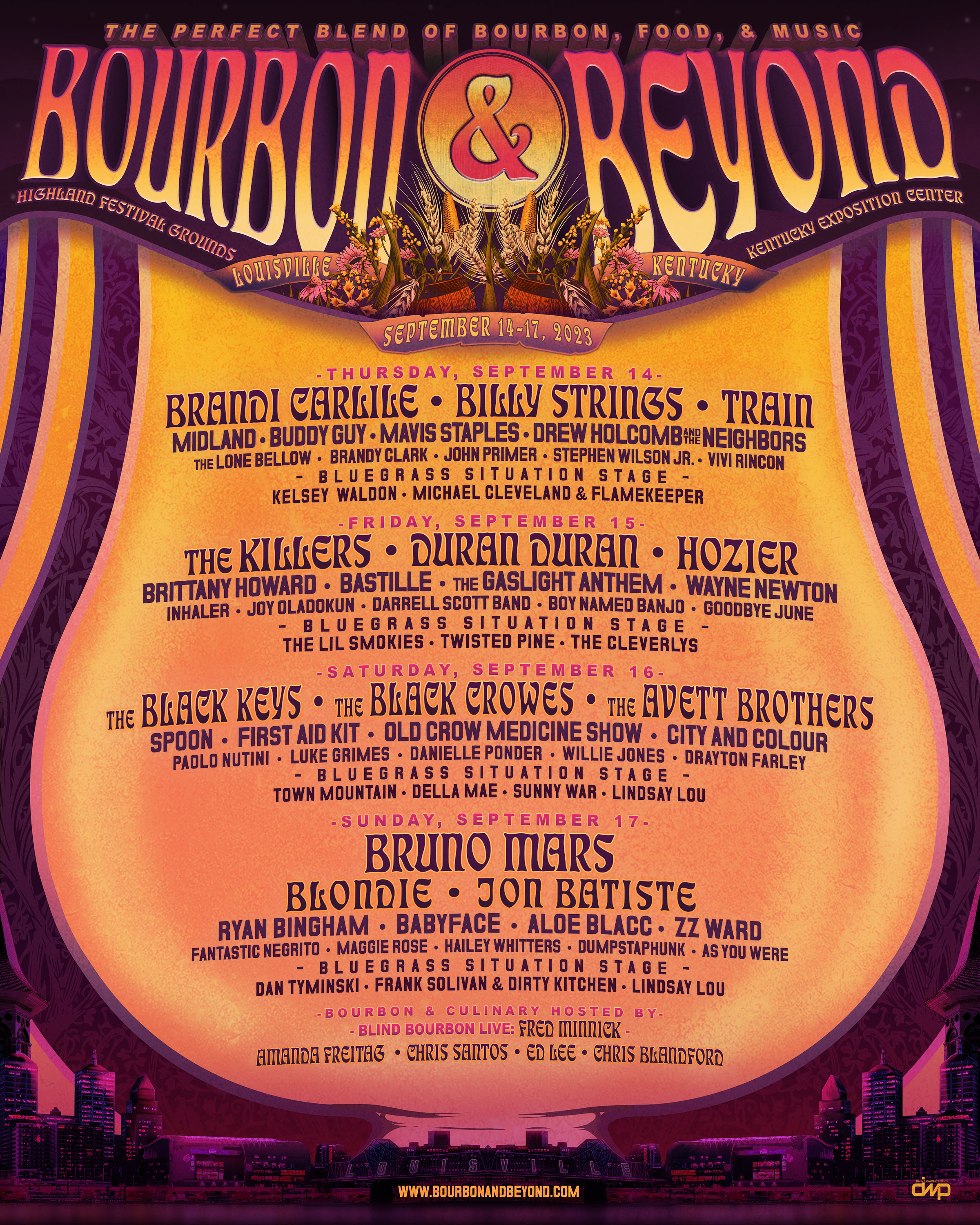 Bourbon & Beyond Jam Packed Line Up Features Bruno Mars
