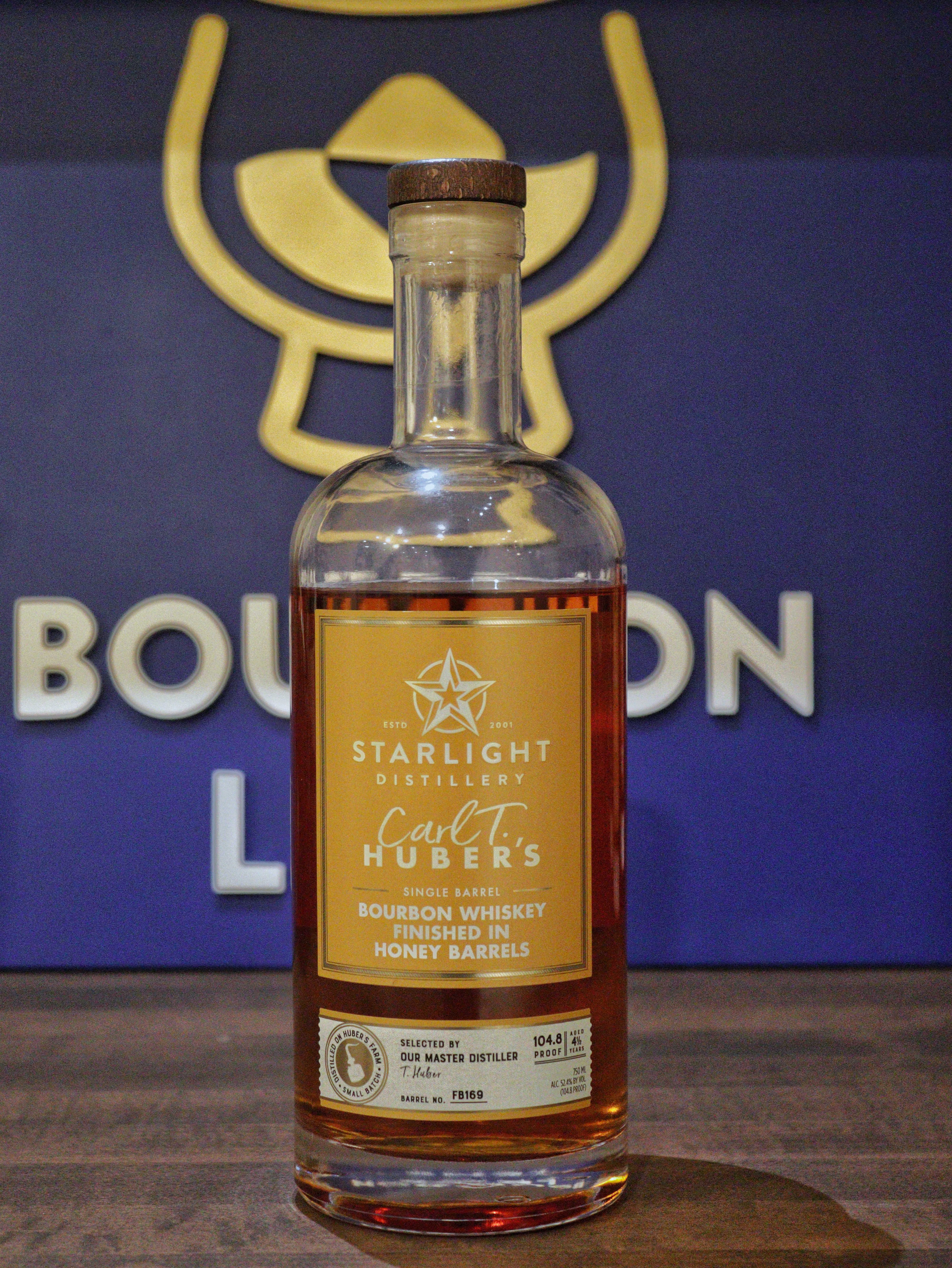 finished bourbon from Starlight Distillery