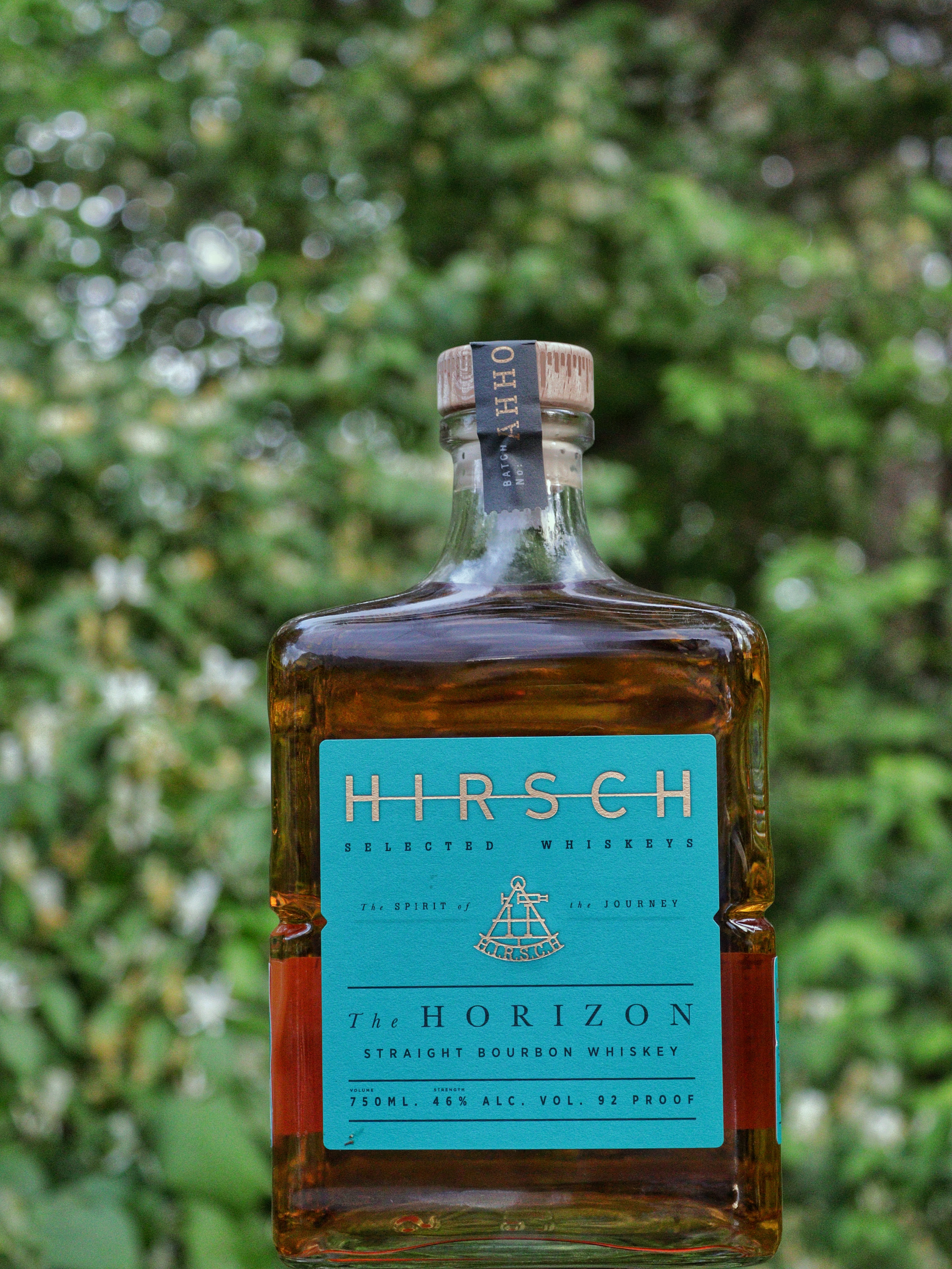 The Horizon by Hirsch sitting on a fence in spring.
