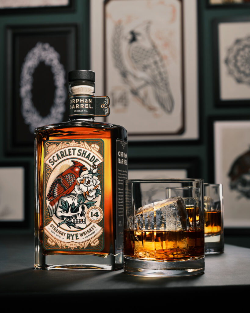Diageo’s Orphan Barrel Scarlet Shade Rye