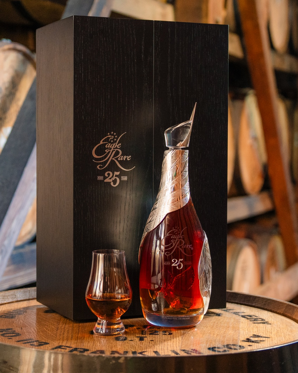 Extravagant New $10,000 Eagle Rare Kentucky Bourbon Aged for 25 Years