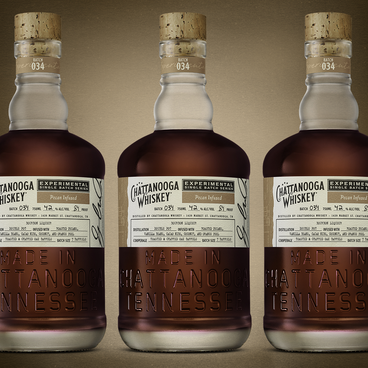Chattanooga Whiskey Announces New Experimental Pecan Infused Whiskey Liqueur
