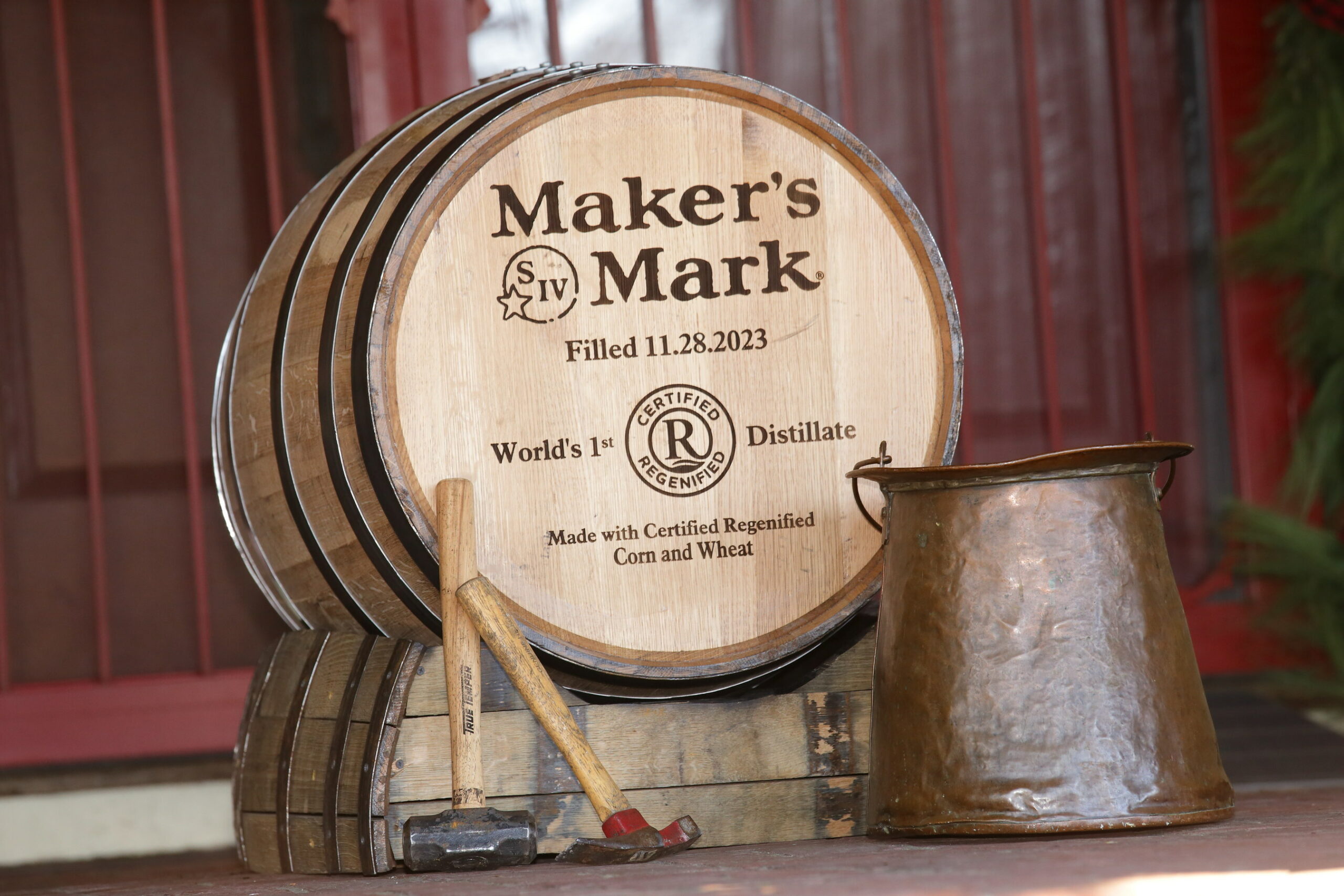 Maker’s Mark Fills World’s First Barrel of Certified Regenified Whiskey