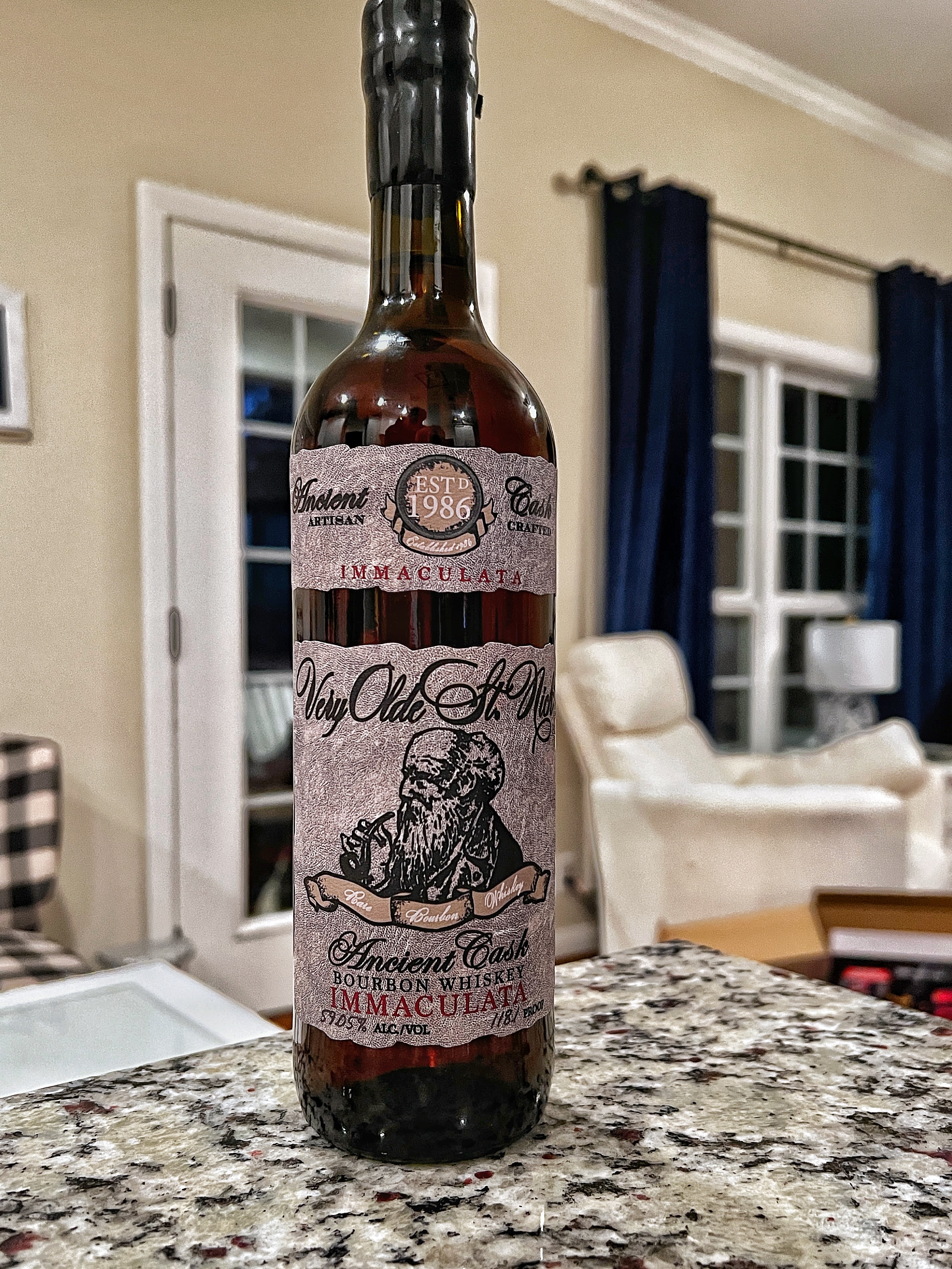 Preservation Immaculta with a living room in the background
