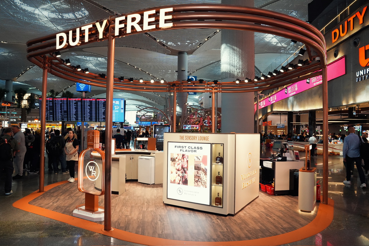Woodford Reserve Unveils New Sensory Lounge Experience at Istanbul Airport 