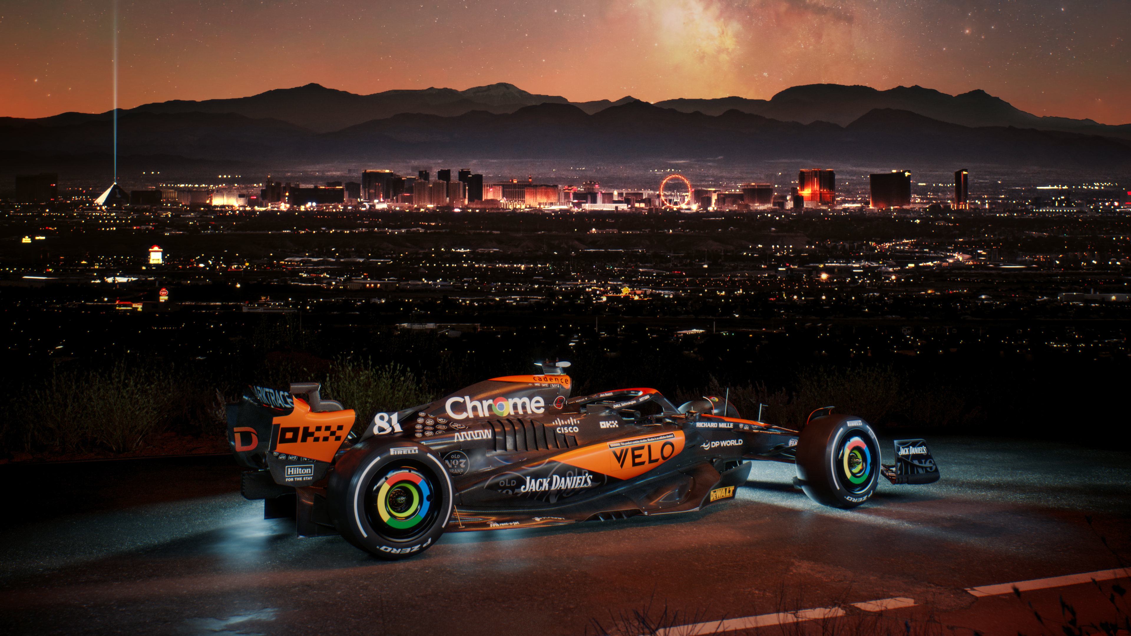McLaren F1 Unveils New Jack Daniel’s Livery for Las Vegas
