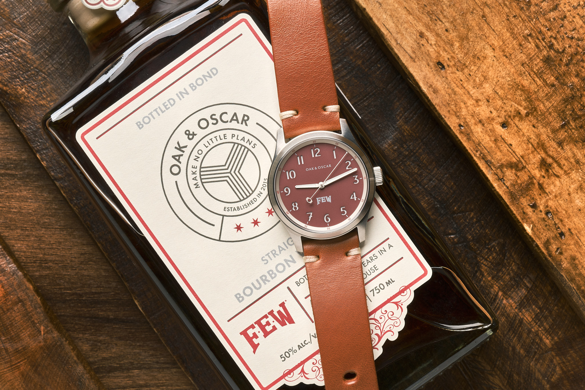 FEW Spirits Collaborates with Oak & Oscar for New Watch