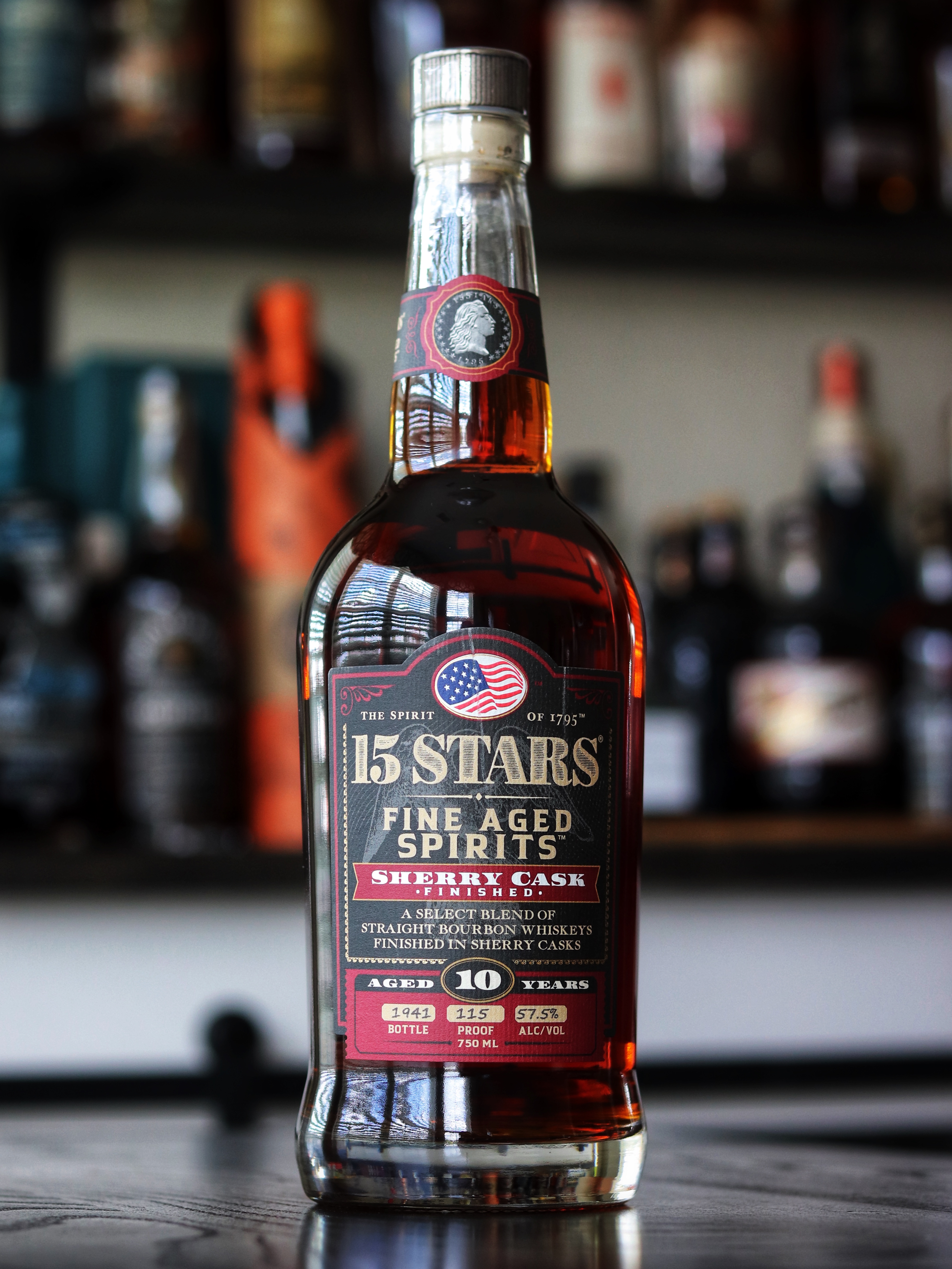 Bourbon Lens Reviews 15 STARS Sherry Cask Finished Bourbon
