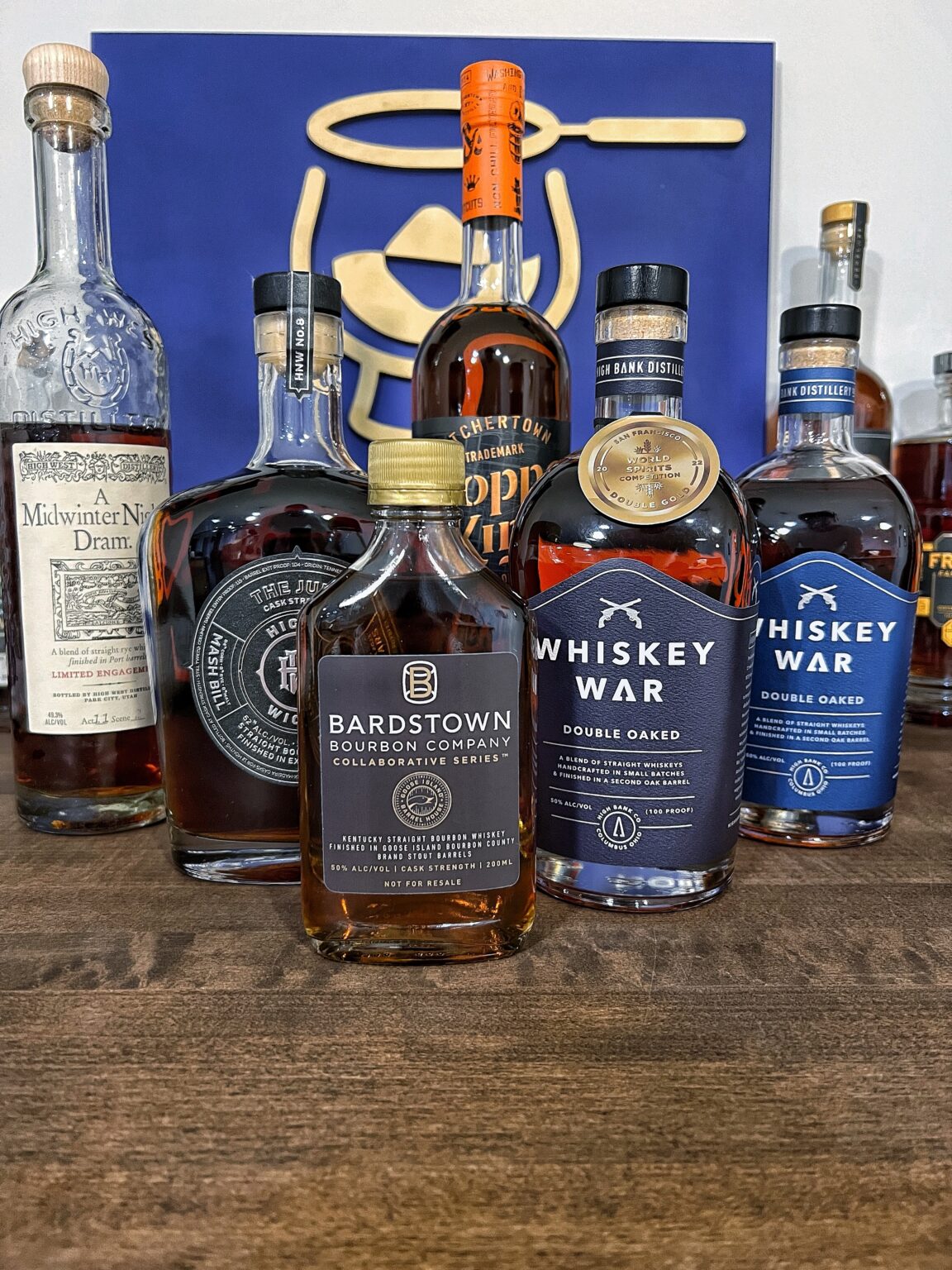 Blind Finished Whiskey Flight!