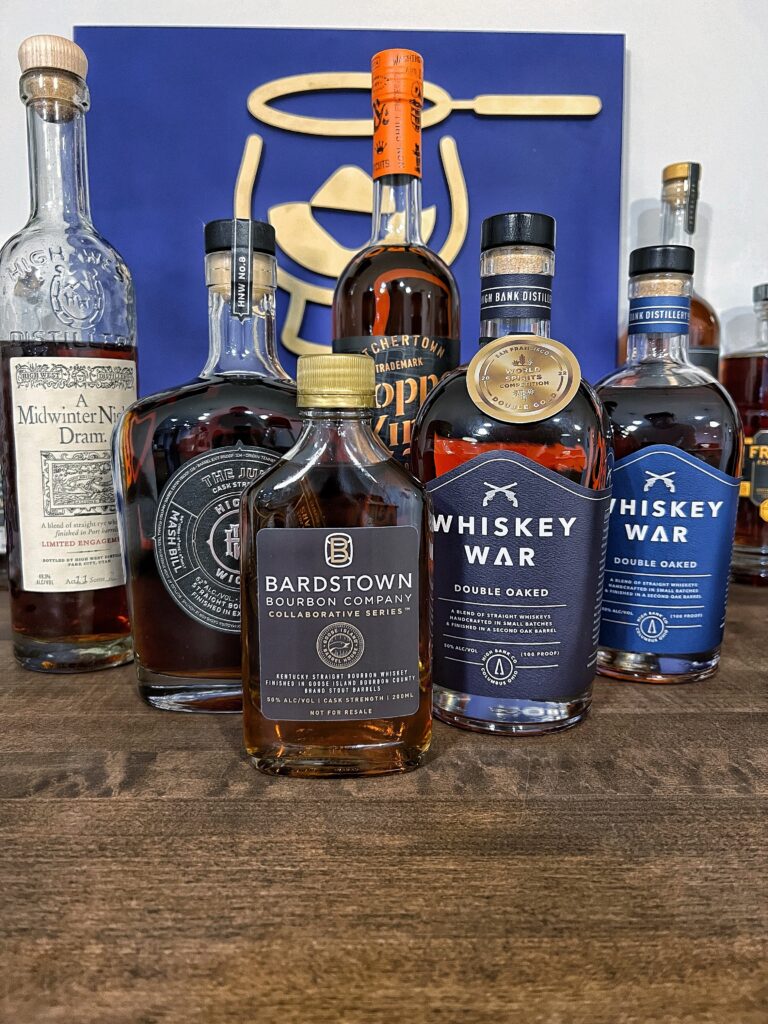 Blind Finished Whiskey Flight!