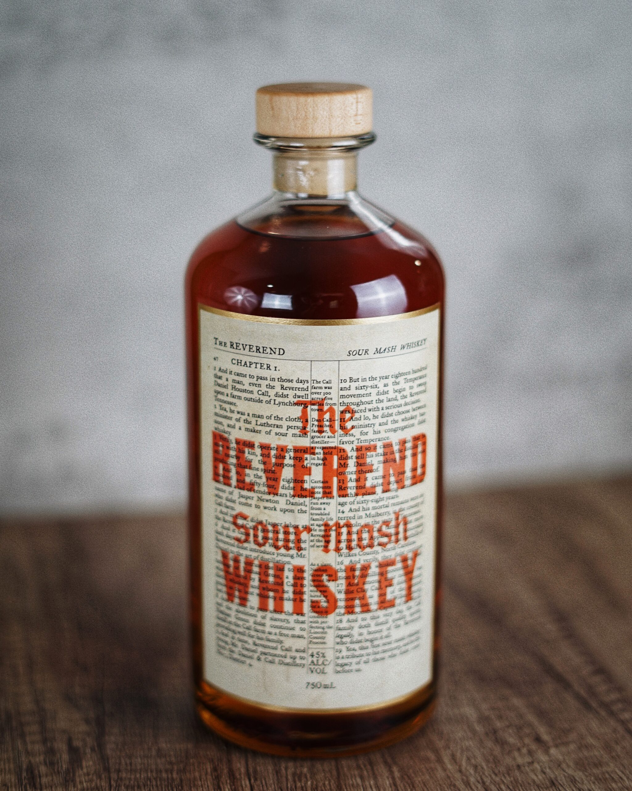 Call Family Distillers Debuts New Whiskey: The Reverend Sour Mash