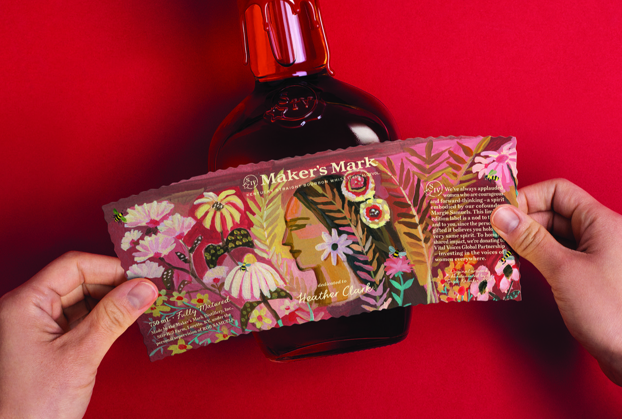 Maker’s Mark Partners with Artist For Limited Edition Bourbon Labels to Honor Inspirational Women