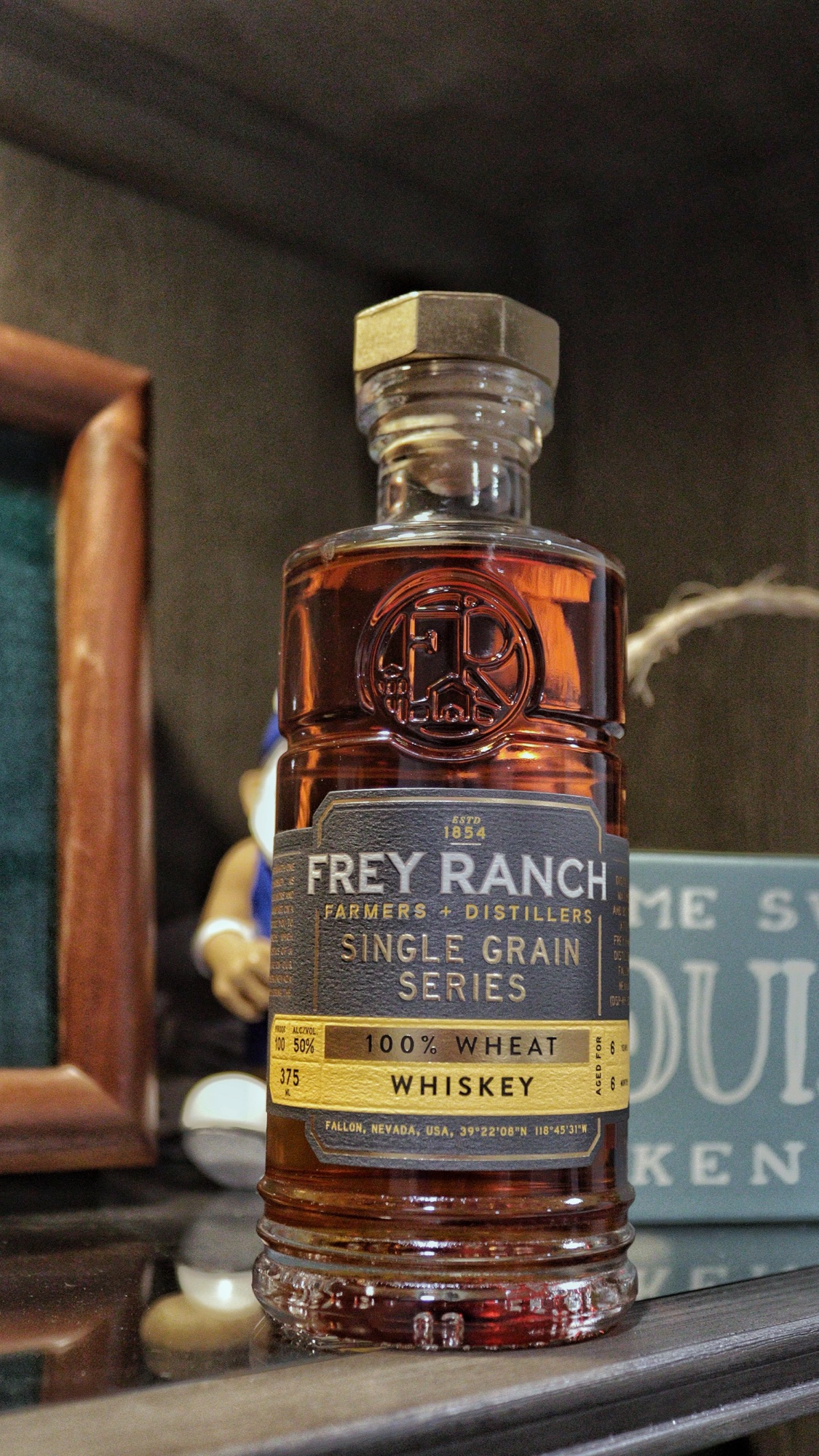 Frey Ranch 100% Wheat Whiskey Taken by the Bourbon Lens