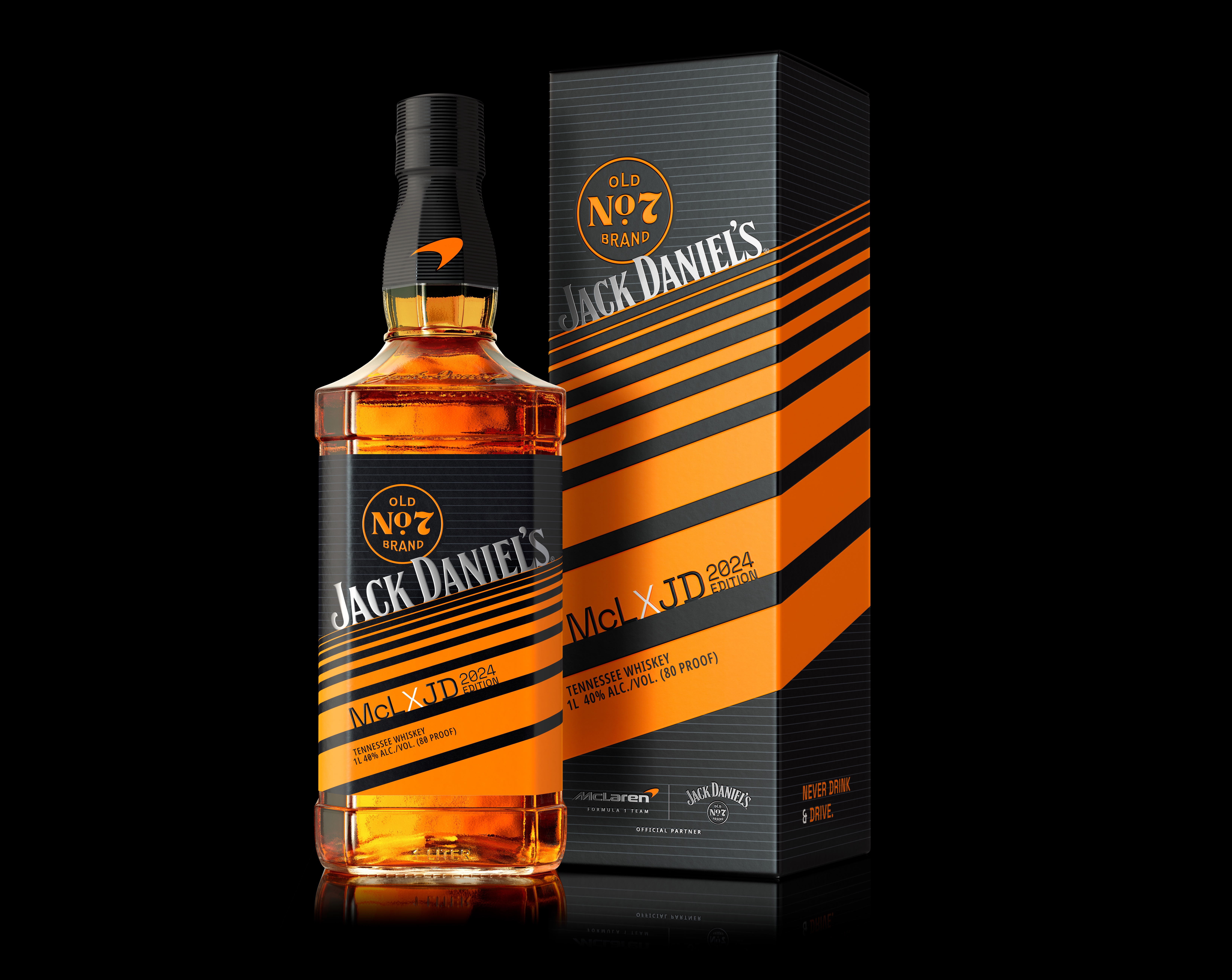 Jack Daniel’s and McLaren Racing Unveil 2024 Edition of Limited Tennessee Whiskey Bottle