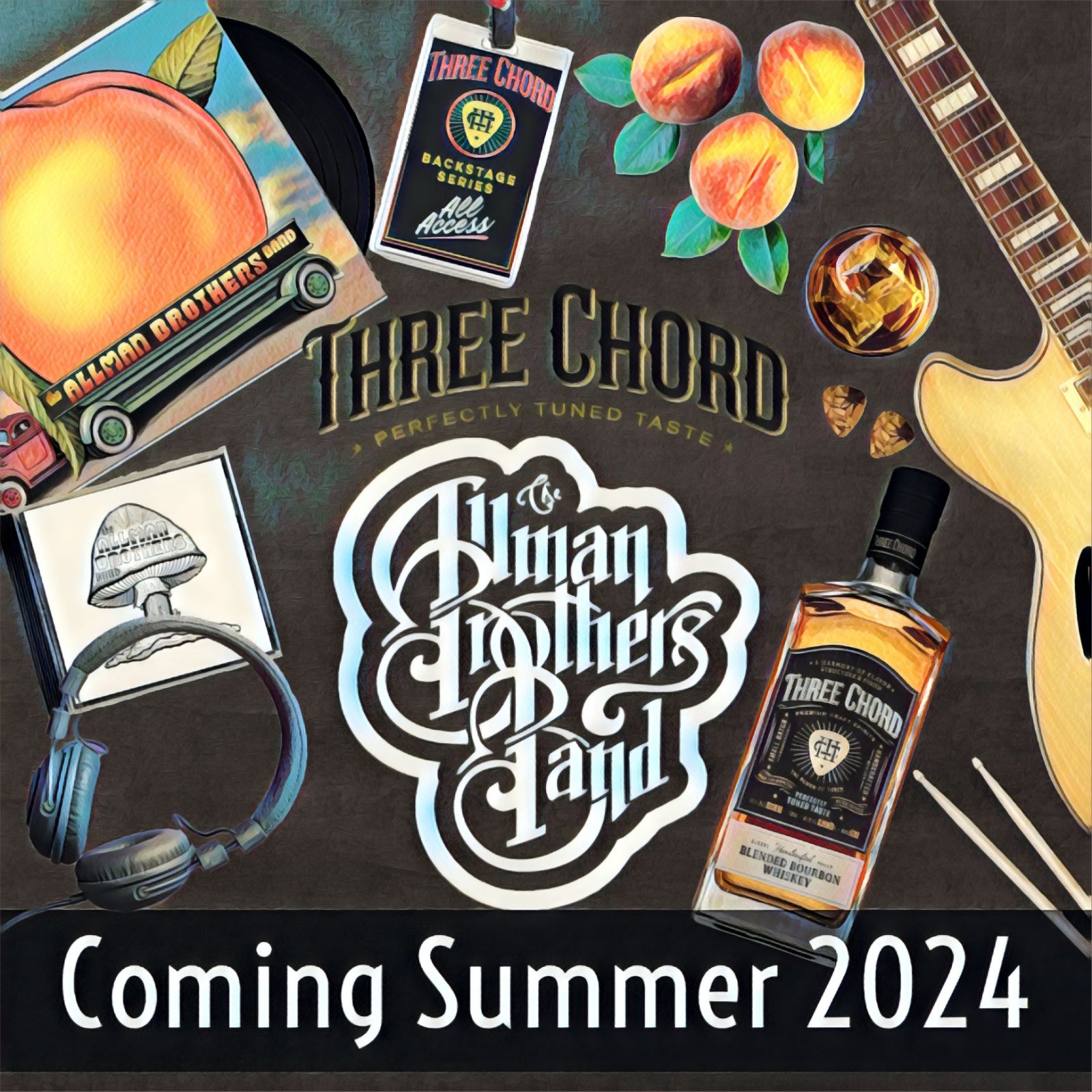 Three Chord Bourbon Lands New Collaboration with Allman Brothers Band