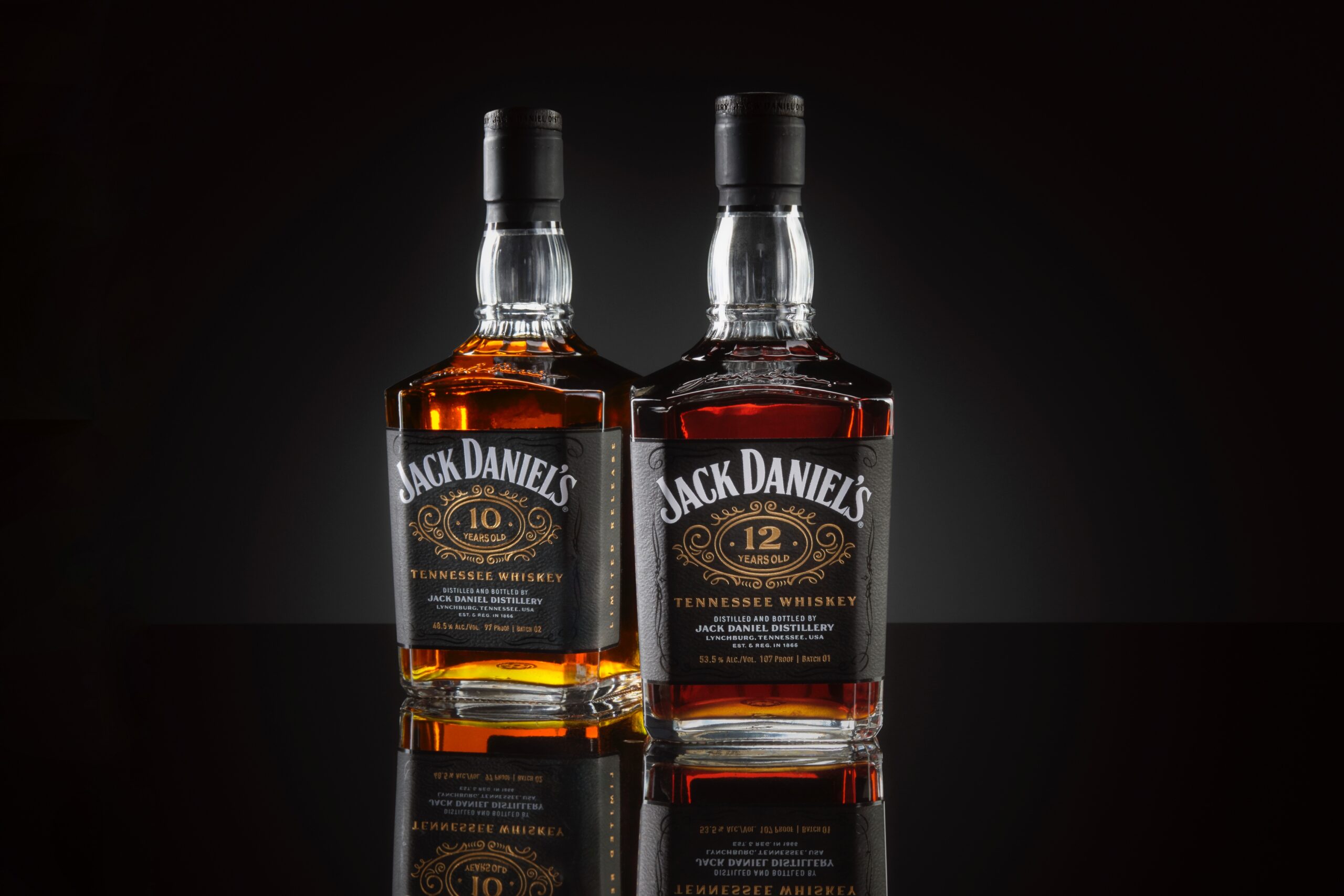 Jack Daniel's 10 & 12 year batch 03 and 02