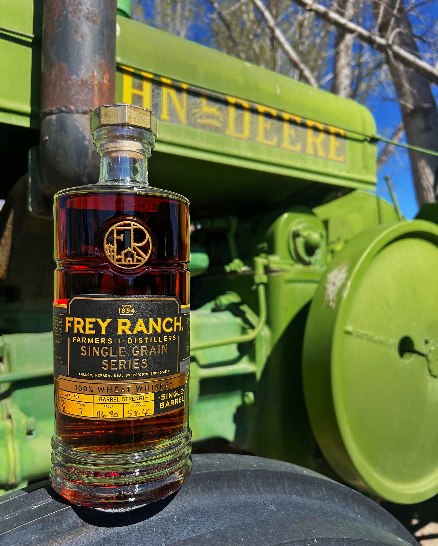 Frey Ranch Debuts Limited Edition, Single Barrel 100% Wheat Whiskey