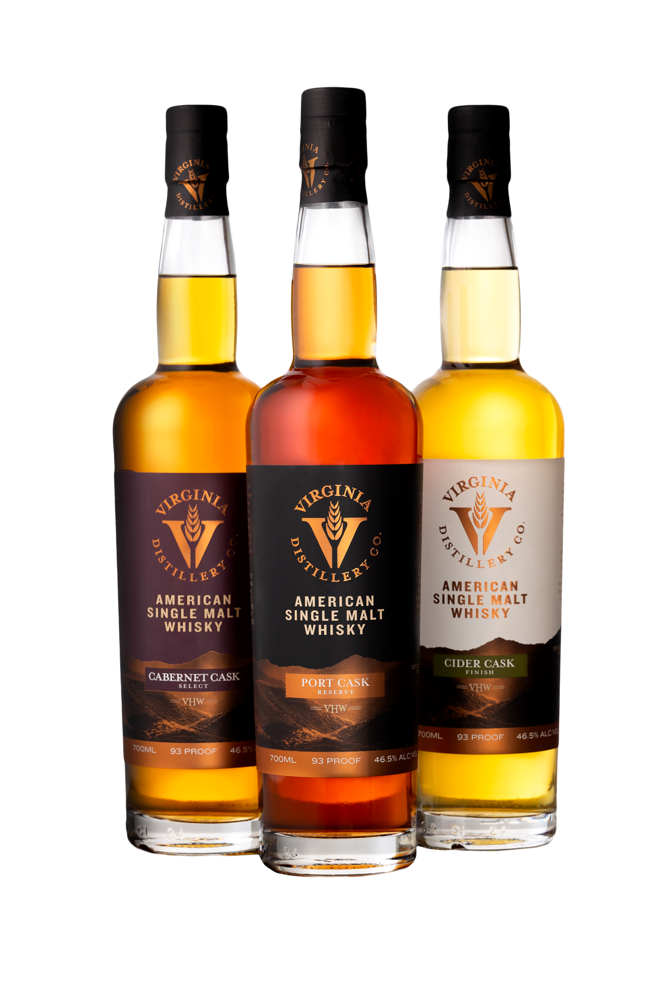 Virginia Distillery Co. Announces 3 New American Single Malt Whiskies