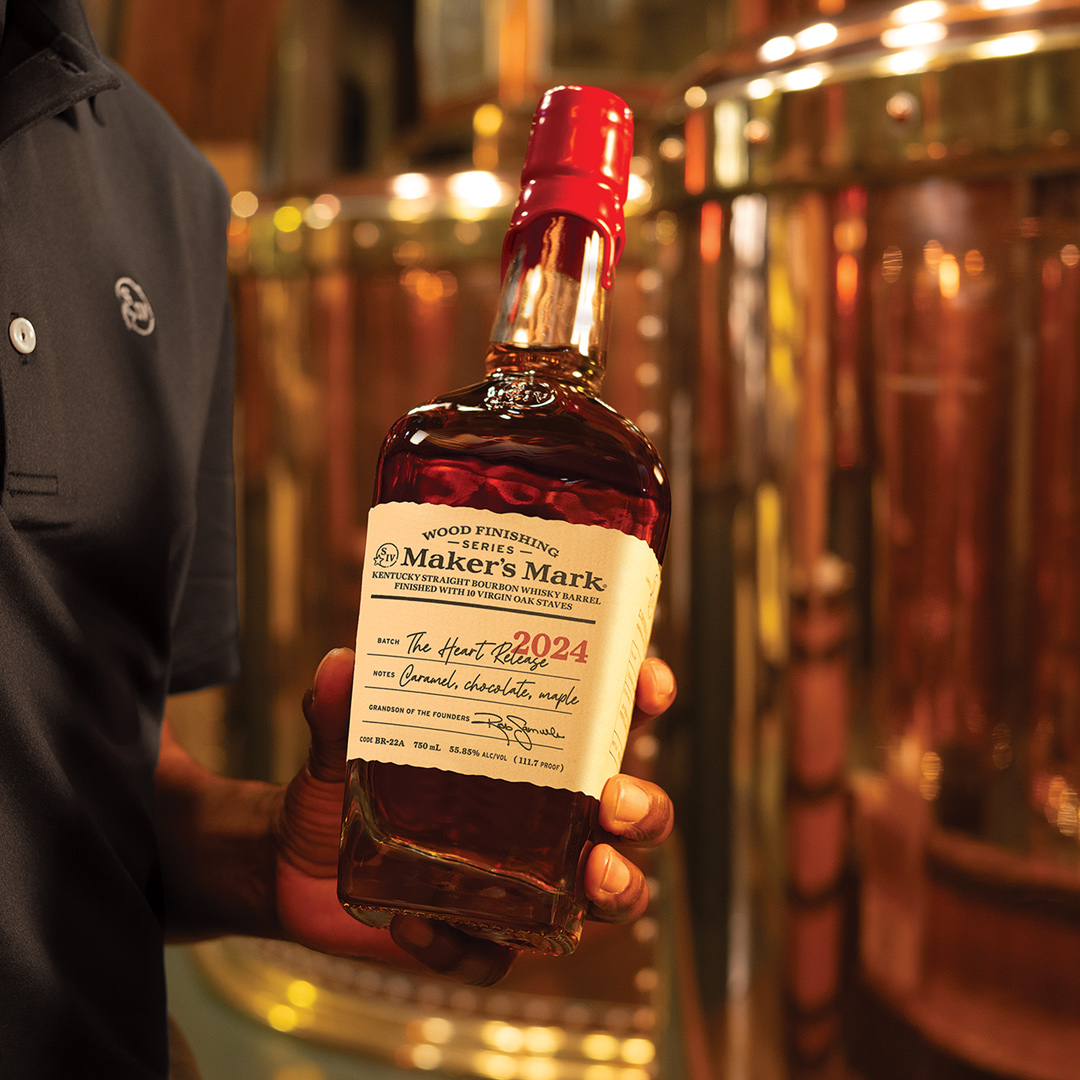 Maker’s Mark Re-Introduces its Wood Finishing Series with New Heart Release