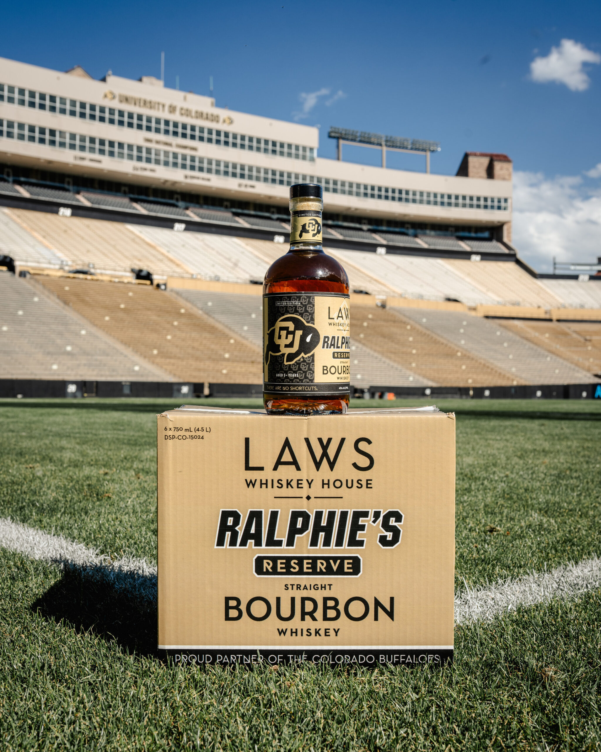 Laws Whiskey is the New Official Whiskey of  the University of Colorado Buffaloes