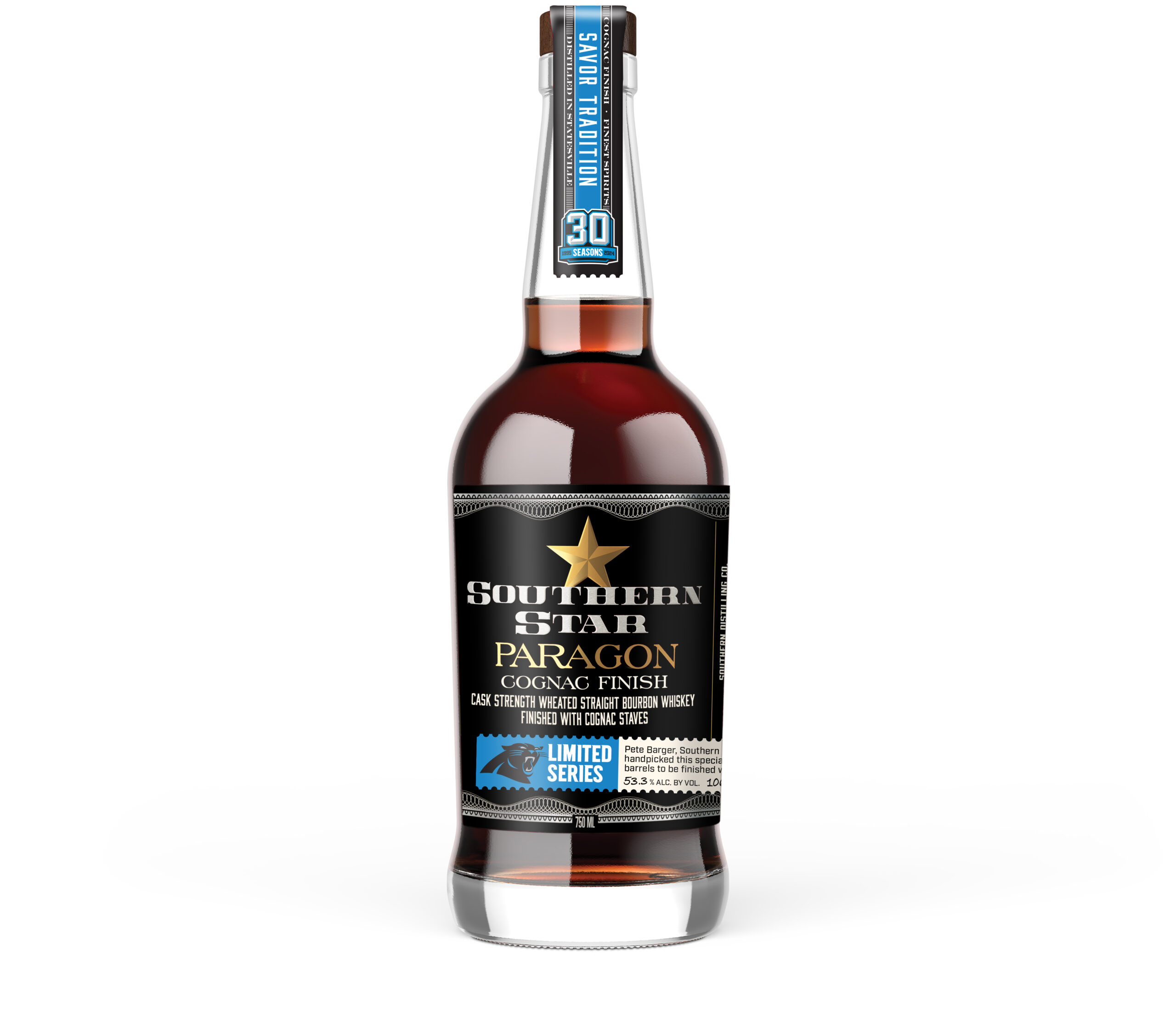 Carolina Panthers, Season 30, Bourbon, Whiskey, Southern Star,