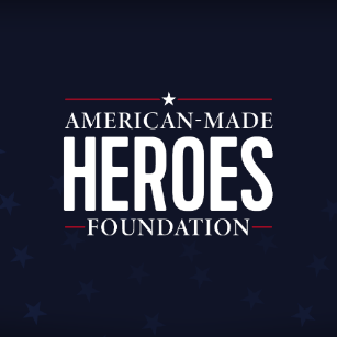 Sign that says American Made Heroes Foundation