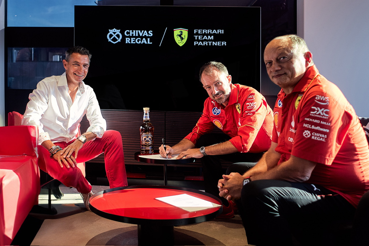 Chivas Regal Races into Formula 1 with New Ferrari Partnership