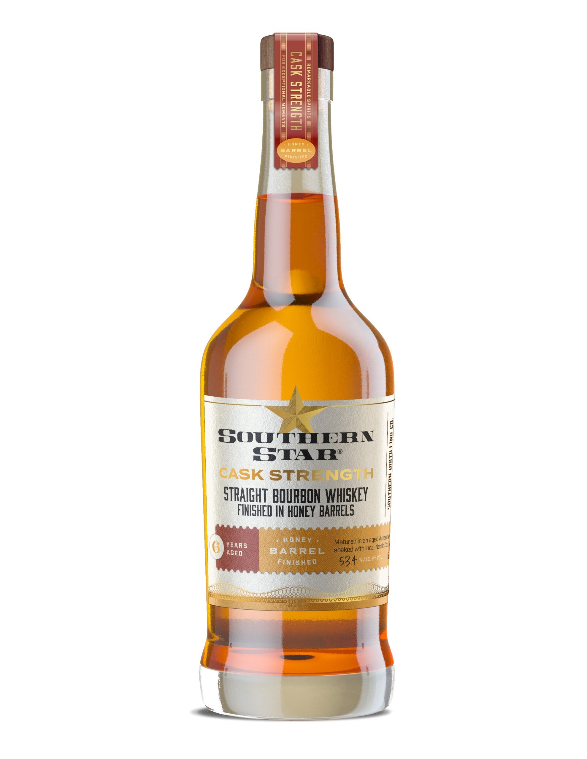 Southern Distilling Company Limited Edition Southern Star Bourbon Finished in Honey Barrels