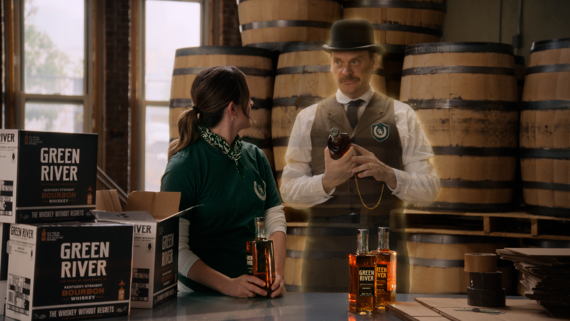 Raise Your Spirits: Green River’s Humorous Bourbon Campaign Unveiled