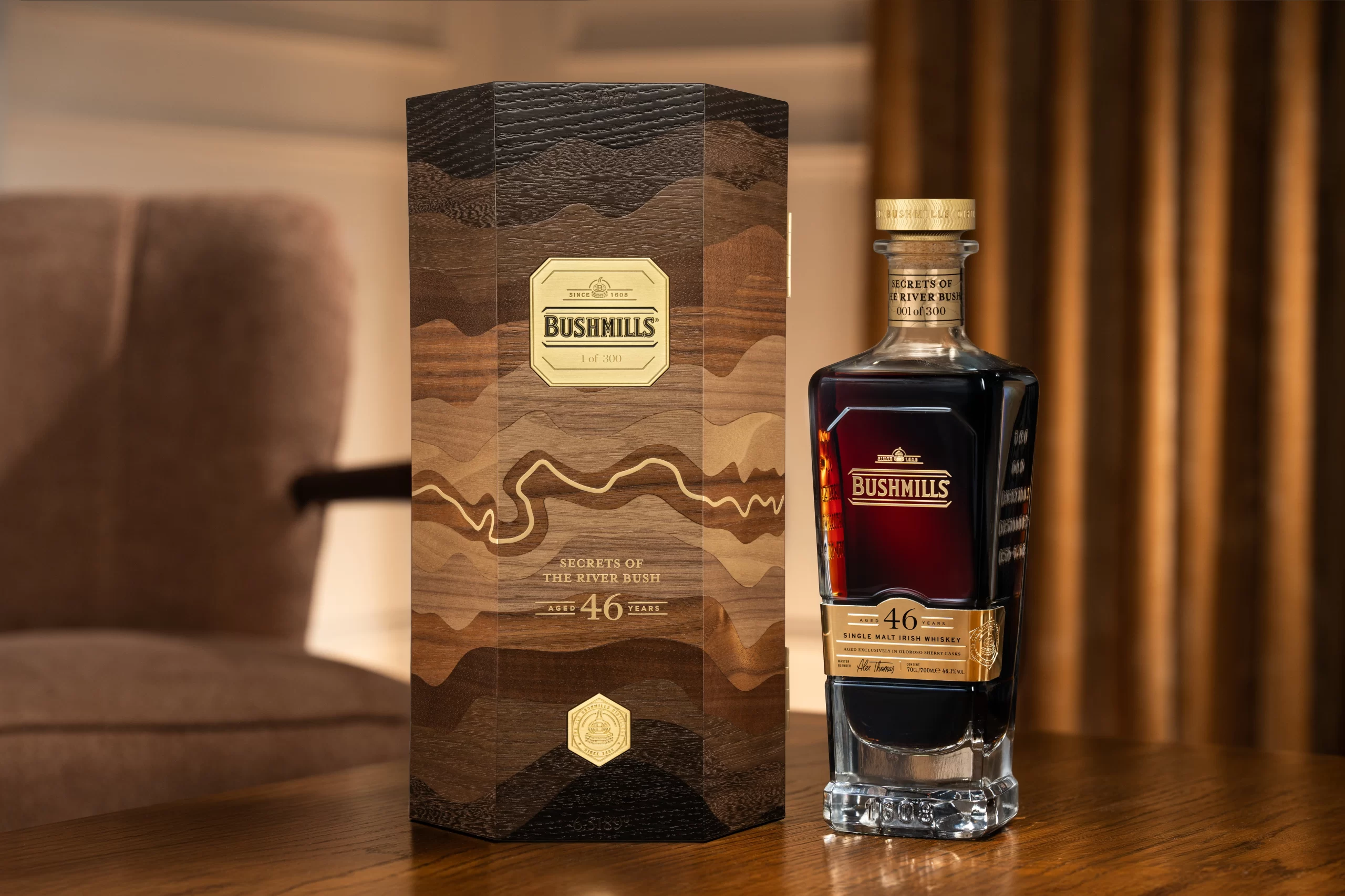 Bushmills Unveils 46-Year-Old ‘Secrets of The River Bush’ – The Oldest Single Malt from the World’s Oldest Licensed Whiskey Distillery