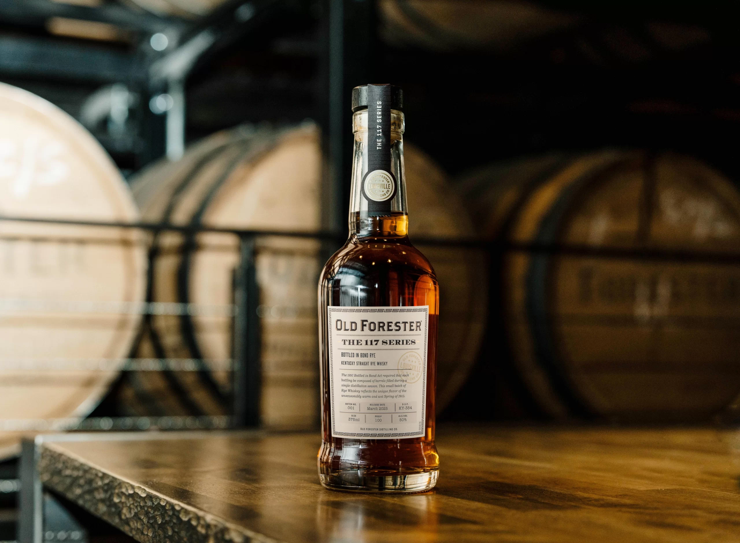 Old Forester® Introduces First Bottled in Bond Rye in 117 Series