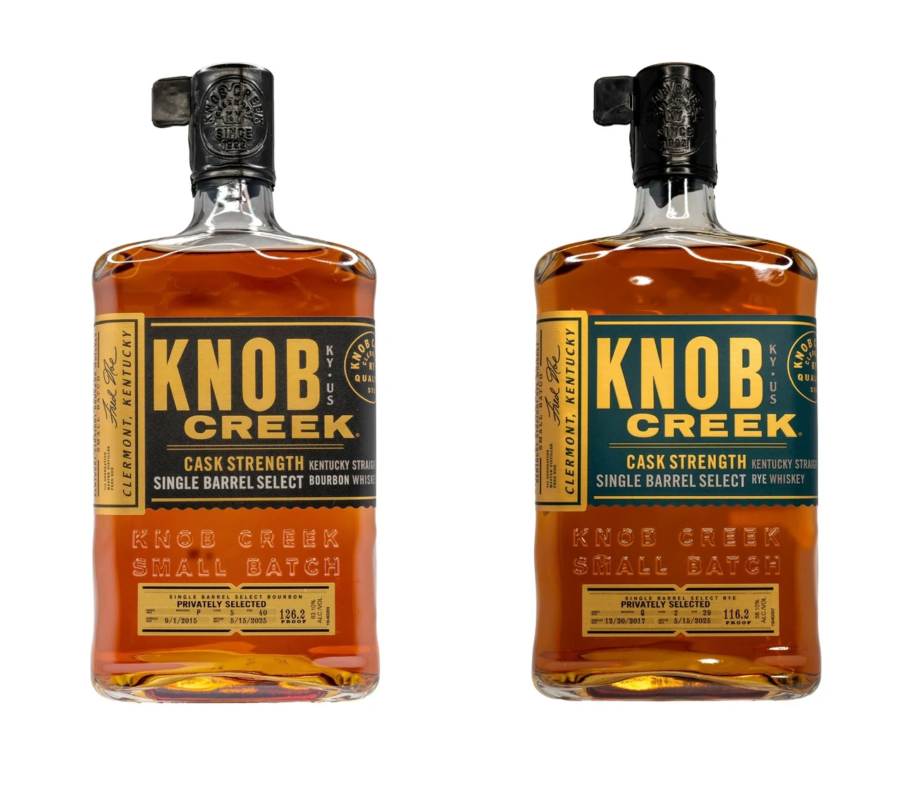Knob Creek’s New Single Barrel Cask Strength Bourbon and Rye