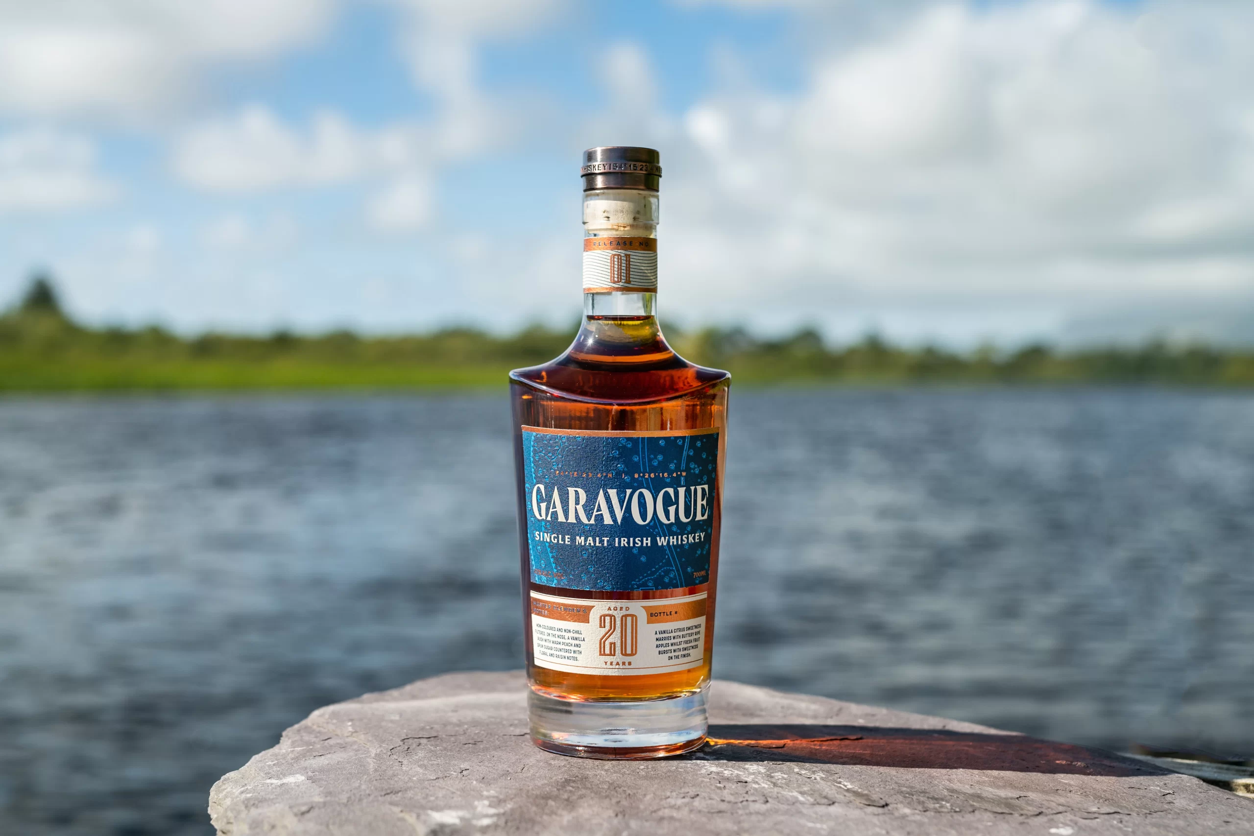 Garavogue 20 Year Old Irish Single Malt is the New Whiskey from Hawk’s Rock Distillery