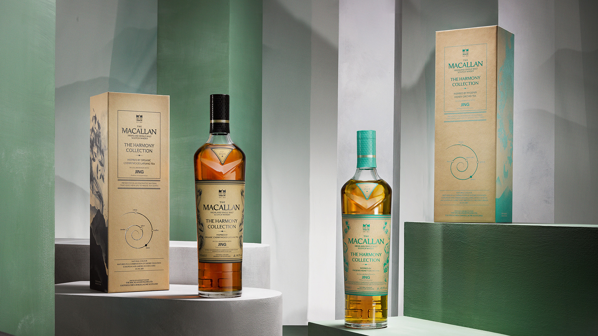 ウイスキーコレクション NIKKA, MACALLAN, HAKUSHU The Macallan 2025 Harmony Collection Features with Two Whiskies