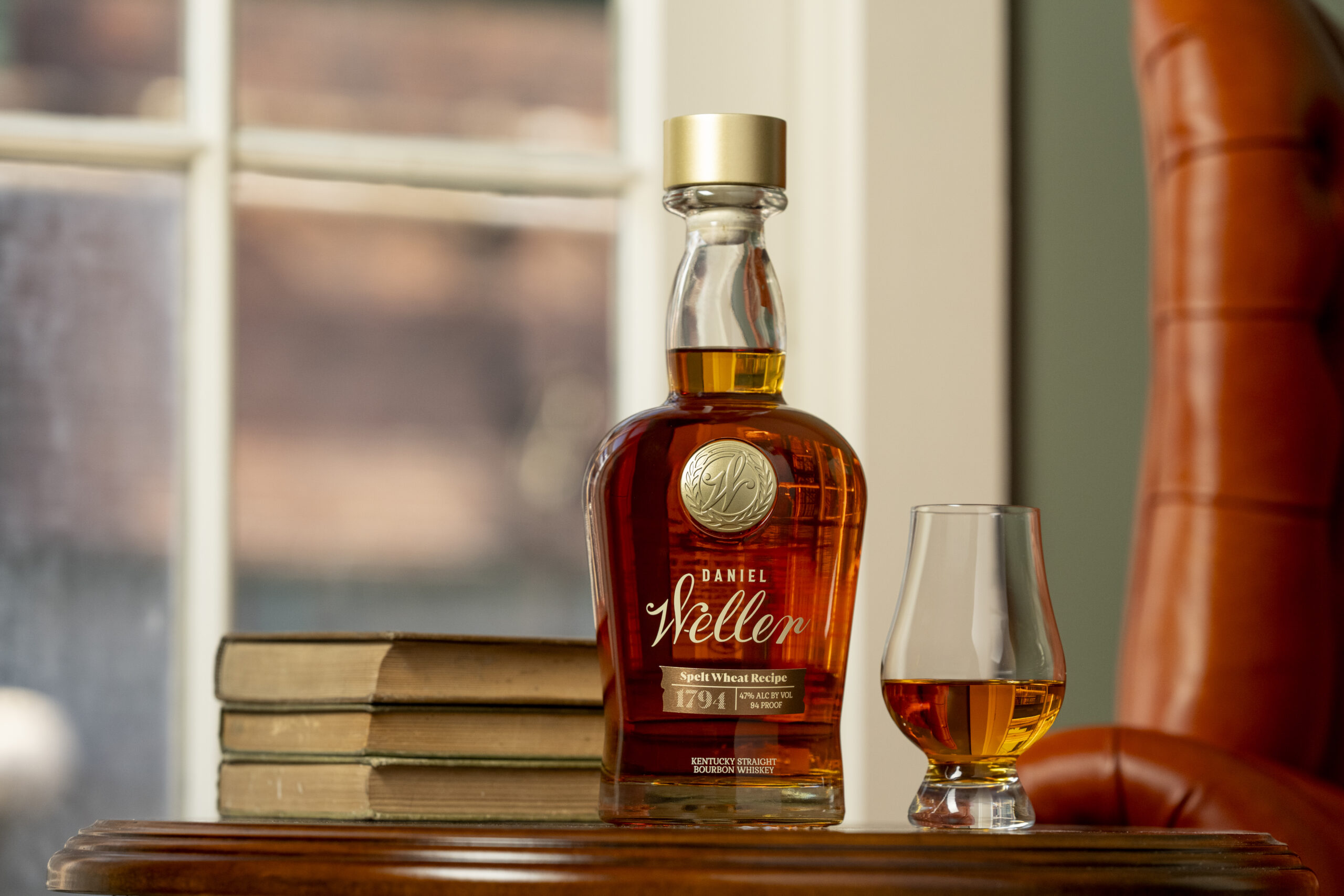 Daniel Weller with a glass