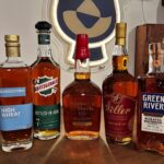 Five Bottles for the wheated bourbon flight