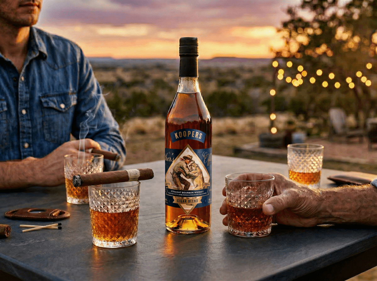 Koopers Whiskey Releases Father's Office Cigar Blend Bourbon